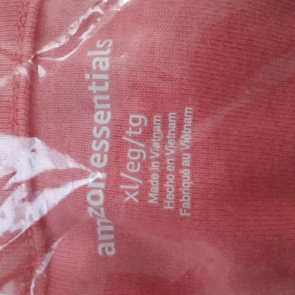 Women's Amazon Essentials Pajama Set Pink XL New - Picture 3 of 9